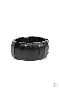 Island Grind - Black Paparazzi Bracelet