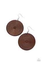 Load image into Gallery viewer, Caribbean Cymbal - Brown Paparazzi Earrings
