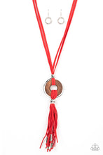 Load image into Gallery viewer, ARTISANS and Crafts - Red Paparazzi Necklace
