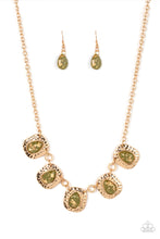 Load image into Gallery viewer, Mayan Masterpiece - Green Paparazzi Necklace
