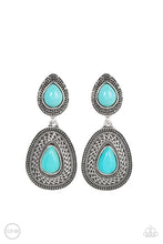 Load image into Gallery viewer, Country Soul - Blue Earrings Clip Paparazzi
