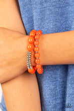 Load image into Gallery viewer, La Vida Vacation - Orange Paparazzi Bracelet
