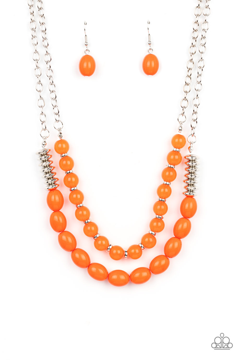 Venetian Voyage - Orange Paparazzi Necklace