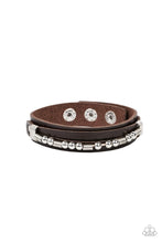 Load image into Gallery viewer, Easy on the Hardware - Brown Paparazzi Bracelet
