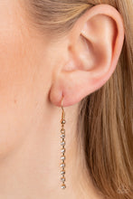 Load image into Gallery viewer, Surreal Sparkle - Gold Paparazzi Necklace
