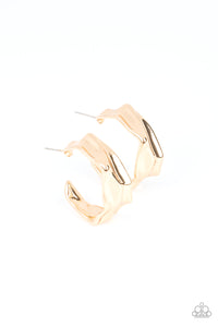 Cutting Edge Couture - Gold Earrings