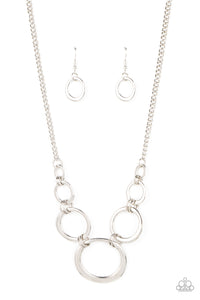 Short Circuit - Silver Paparazzi Necklace
