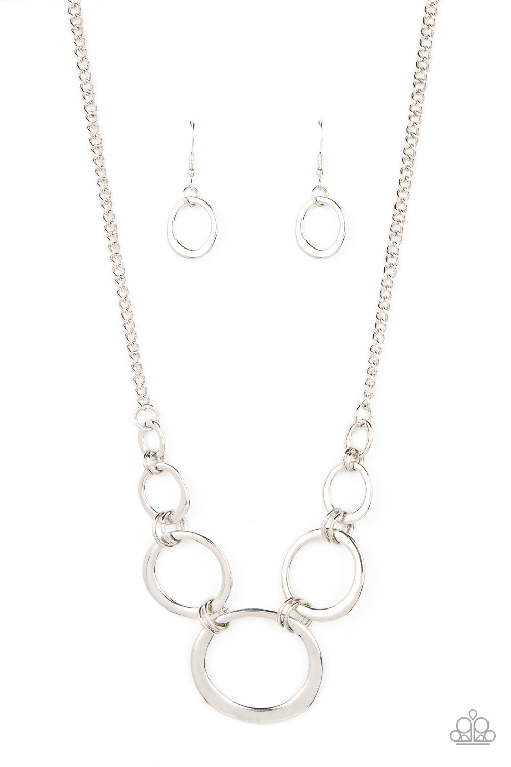 Short Circuit - Silver Paparazzi Necklace
