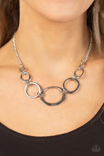 Load image into Gallery viewer, Short Circuit - Silver Paparazzi Necklace
