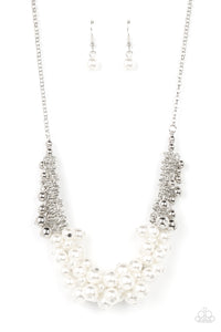 Bonus Points - White Paparazzi Necklace