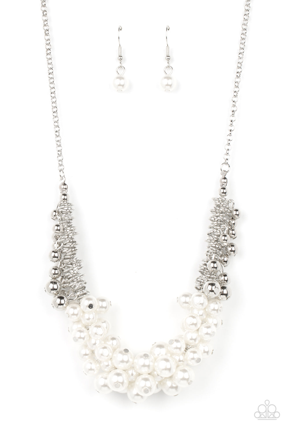 Bonus Points - White Paparazzi Necklace