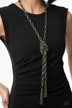 Load image into Gallery viewer, SCARFed for Attention - Gunmetal - Barbara Towles Masterson&#39;s Store
