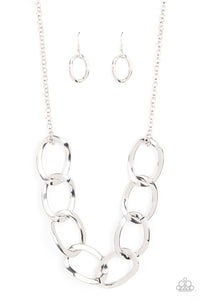 Ive got the Power - Silver Necklace Paparazzi