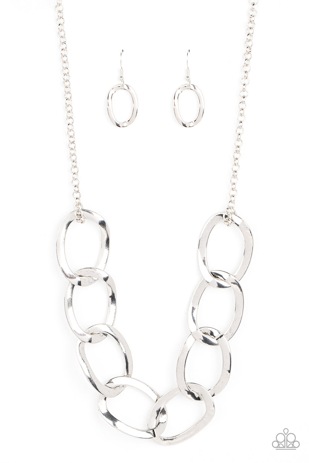 Ive got the Power - Silver Necklace Paparazzi