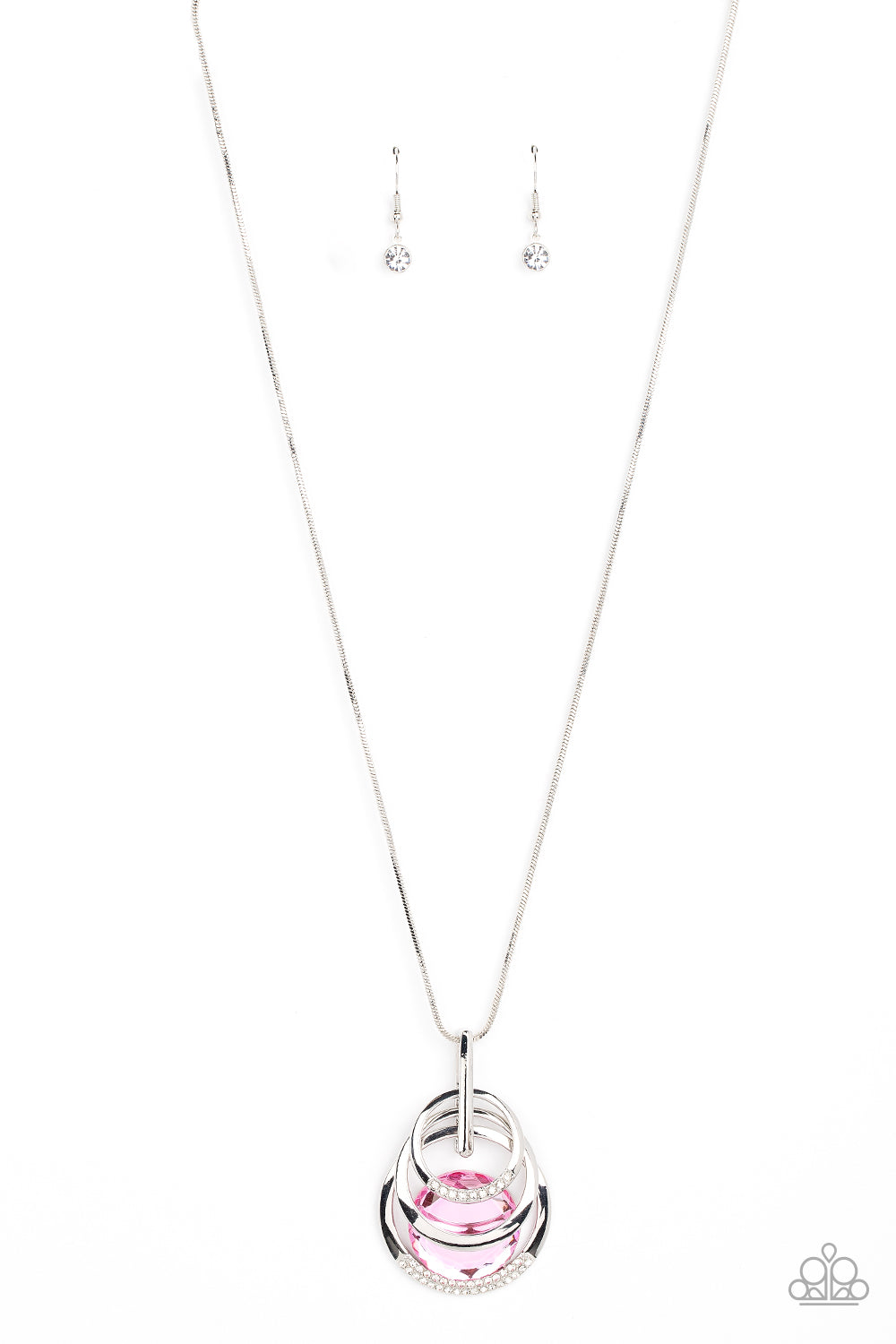 Spun Sparkle - Pink Necklace Paparazzi