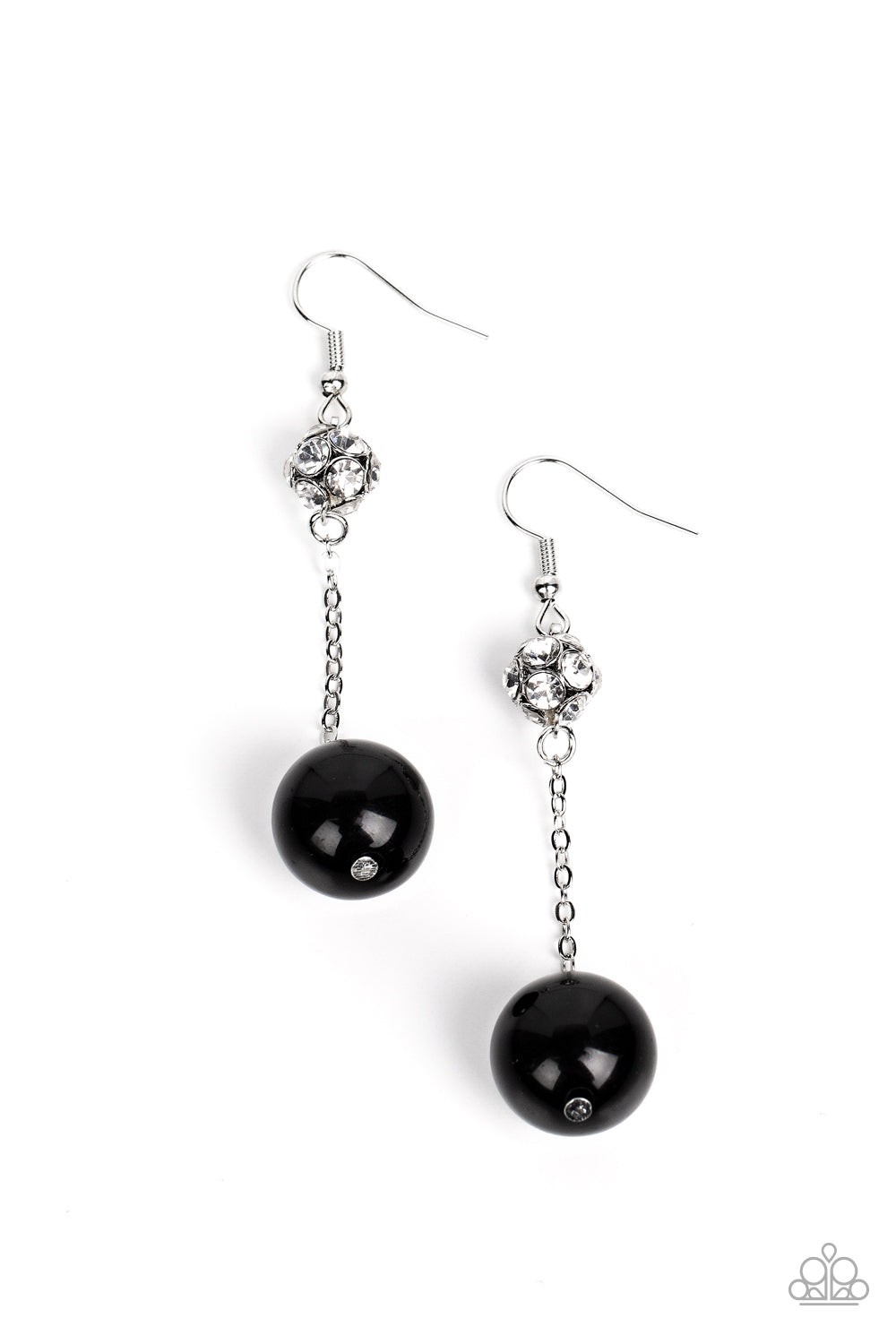 Nautical Nostalgia - Black Paparazzi Earrings