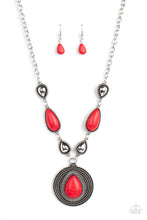 Load image into Gallery viewer, Saguaro Soul Trek - Red Necklace Paparazzi

