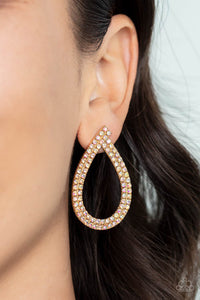 Diva Dust - Gold Earring Paparazzi