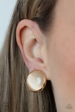 Load image into Gallery viewer, Cool Pools - Gold Paparazzi Earrings
