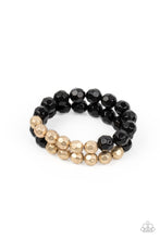 Load image into Gallery viewer, Grecian Glamour - Black Paparazzi Bracelet
