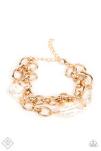 Load image into Gallery viewer, Nautical Mileage - Paparazzi Gold ♥ Bracelet
