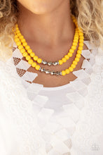 Load image into Gallery viewer, Summer Splash - Yellow Paparazzi Necklace
