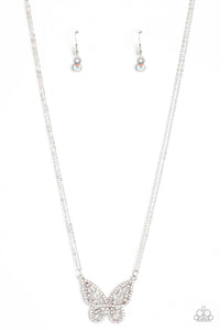Paparazzi ♥ Baroque Butterfly - Multi ♥ Necklace