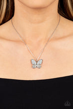 Load image into Gallery viewer, Flutter Forte - White Paparazzi Necklace
