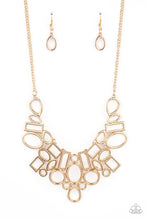 Load image into Gallery viewer, Geometric Grit - Gold Paparazzi Necklace
