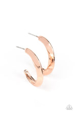 Load image into Gallery viewer, BEVEL Up - Rose Gold Earrings Paparazzi
