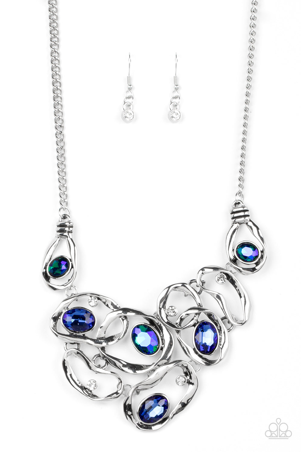 Warp Speed - Blue Necklace Paparazzi