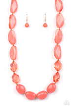 Load image into Gallery viewer, Private Paradise - Orange Paparazzi Necklace
