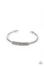 Load image into Gallery viewer, CABLE-Minded - Silver Paparazzi Bracelet
