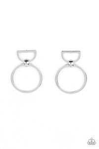 CONTOUR Guide - Silver Paparazzi Earrings