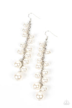 Load image into Gallery viewer, Atlantic Affair - White Paparazzi Earrings
