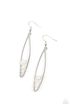 Load image into Gallery viewer, Atlantic Allure - White Paparazzi Earrings
