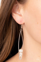 Load image into Gallery viewer, Atlantic Allure - White Paparazzi Earrings
