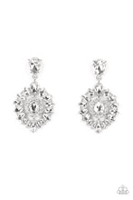 Load image into Gallery viewer, My Good LUXE Charm - White Post Earrings - Paparazzi Accessories
