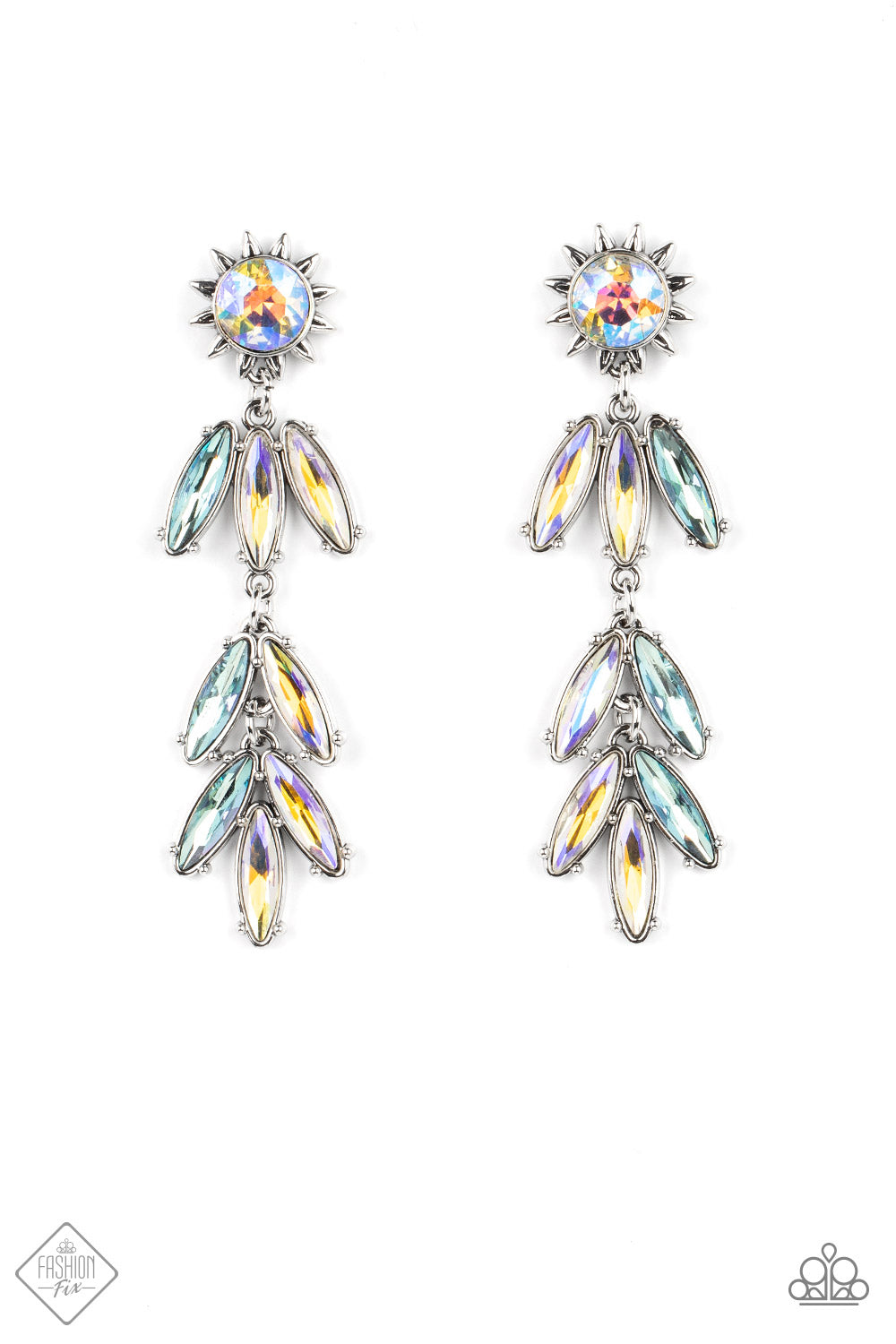 Space Age Sparkle - Multi Earring FF July 2022 Paparazzi