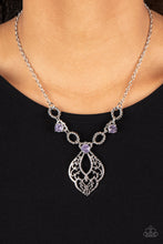 Load image into Gallery viewer, Contemporary Connections - Purple Paparazzi Necklace
