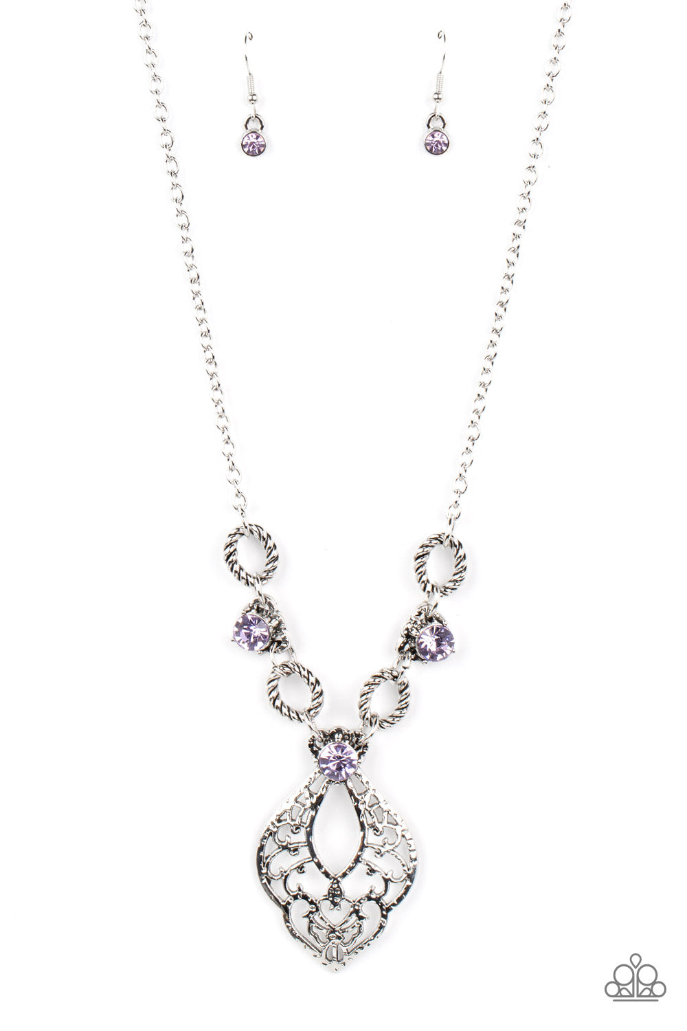 Contemporary Connections - Purple Paparazzi Necklace