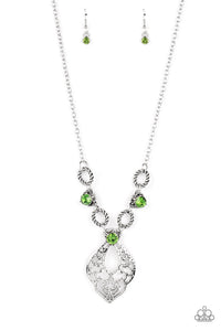 Contemporary Connections - Green Necklace Paparazzi