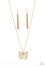 Load image into Gallery viewer, Gives Me Butterflies - Gold Necklace - Paparazzi
