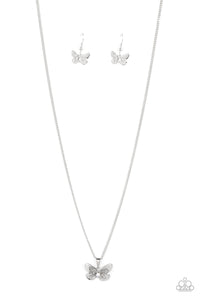 High-Flying Fashion - White Paparazzi Necklace