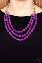 Load image into Gallery viewer, Summer Surprise - Purple Paparazzi Necklace

