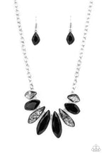 Load image into Gallery viewer, Crystallized Couture - Black Paparazzi Necklace
