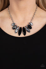 Load image into Gallery viewer, Crystallized Couture - Black Paparazzi Necklace
