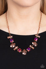 Load image into Gallery viewer, Interstellar Ice - Copper Necklace Paparazzi
