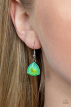 Load image into Gallery viewer, Dreamy Drama - Green Paparazzi Necklace
