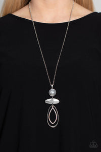 Modern Day Demure - Silver Paparazzi Necklace